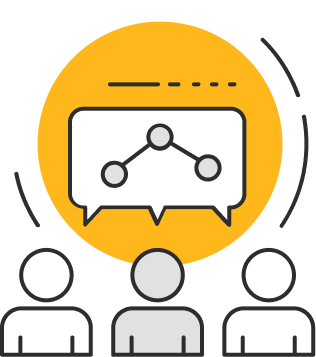 Advocacy Graphic - Group of People With Speech Bubble
